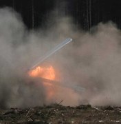 Avião com 164 passageiros pega fogo na Rússia