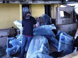 Carga avaliada em meio milhão é recuperada em Igreja Nova