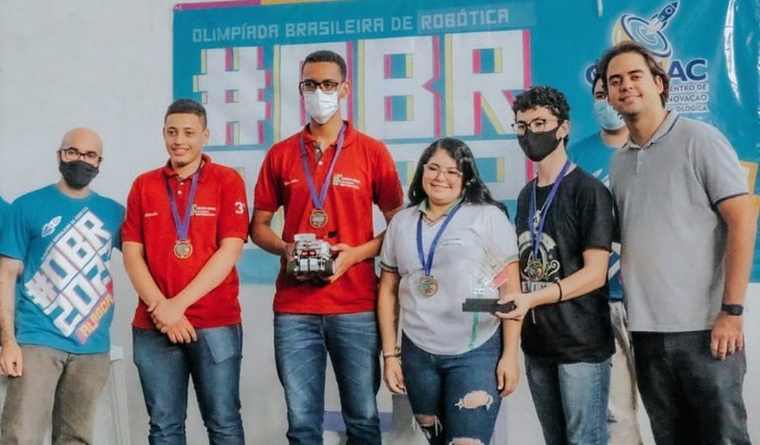 Equipe do Ifal Palmeira é medalhista em Olimpíada Brasileira de Robótica