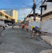 Trânsito é liberado na Rua Soldado Eduardo dos Santos após obra da BRK
