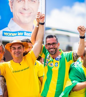 Leonardo Dias organiza mega motocarreata em apoio a Flávio Bolsonaro