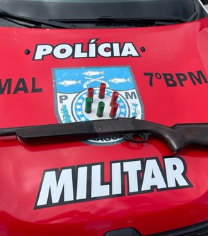 Armas e drogas são apreendidas em ações no Sertão e Zona da Mata