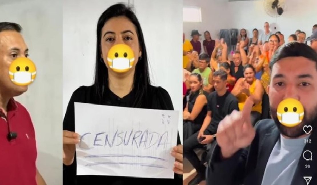 Presidente da Câmara proíbe vereadores e representante de professores de discursarem contra a prefeita de Canapi