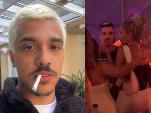 Vídeo: Chico Moedas é flagrado beijando mulher ao som de Luísa Sonza