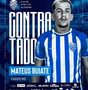 CSA anuncia contratação de zagueiro Mateus Buiate