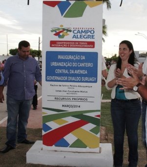 Em Campo Alegre obras são entregues a população