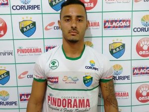 Coruripe anuncia meio campista Felipe Sertânia como reforço para o estadual
