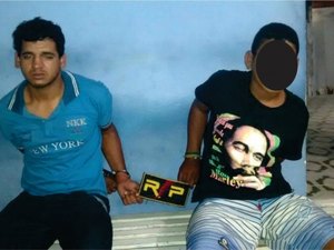 Dupla é presa em flagrante praticando assaltos em Arapiraca