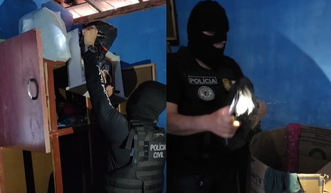 Operação Ruptura prende três suspeitos e apreende armas em Coruripe