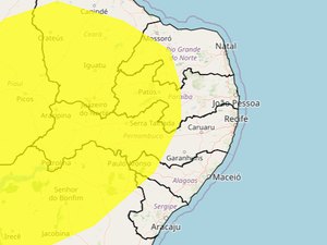 Inmet emite alerta de baixa umidade para o Sertão de Alagoas nesta sexta (4)