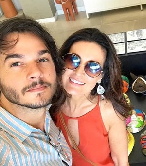 Fátima Bernardes é convocada por namorado: 'Vem logo minha papangua'