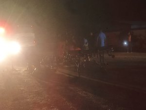 Colisão entre motos deixa dois feridos na AL-101 Norte em Maragogi