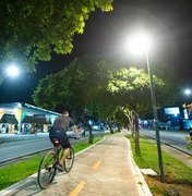 Ciclovia da Avenida Fernandes Lima receberá mil postes com LED