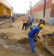 Prefeitura mantém liberação de ruas e desobstrução de bueiros na zona rural de Arapiraca