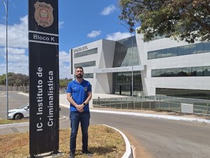 Perito criminal de Arapiraca se especializa em local de crime durante curso em Brasília