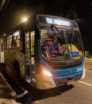 São João de Maceió terá ônibus grátis para cinco polos