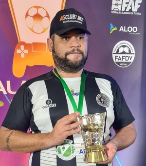 Natural de São Luiz do Quitunde, torcedor e gamer coloca o ASA na disputa do Brasileirão on-line