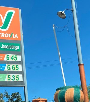 Preços da gasolina e do diesel sofrem novos reajustes em Japaratinga