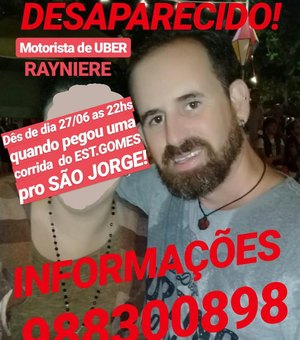 Mãe de motorista de aplicativo desaparecido há três dias em Maceió faz apelo nas redes sociais 