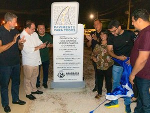 Prefeito Luciano entrega três quilômetros de ruas pavimentadas no bairro Verdes Campos