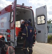 Criança de dois anos fica ferida em acidente na AL 225, em São Brás