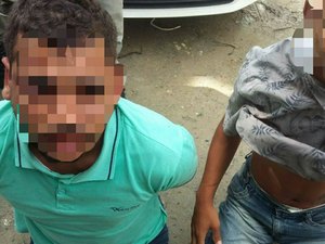 Jovens são presos com moto roubada na parte alta de Maceió