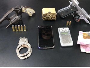 Acusado de matar namorada de 15 anos é preso com armas e drogas no Pilar