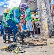 Prefeitura de Girau do Ponciano realiza mutirão de limpeza em bueiros do Centro Urbano