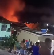 Mulher morre carbonizada após casa pegar fogo no município de Satuba