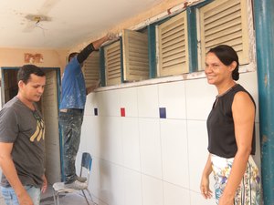 Reforma de escola estadual em Porto Calvo chega a 50%