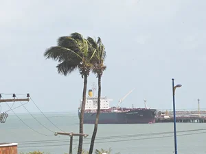 Vento nordeste atinge Alagoas com rajadas de até 50 km/h