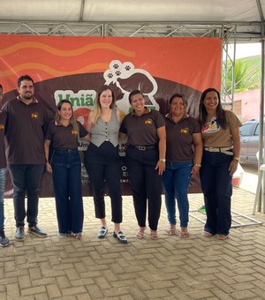 Cibele Moura visita mutirão de castração e obras do União Pet em União dos Palmares