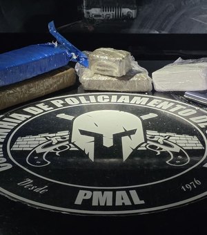 Polícia Militar apreende drogas e prende três suspeitos em açoes distintas em Maceió
