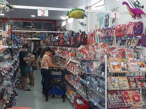 Papelarias de Palmeira dos Índios tem movimento aquecido com o volta às aulas