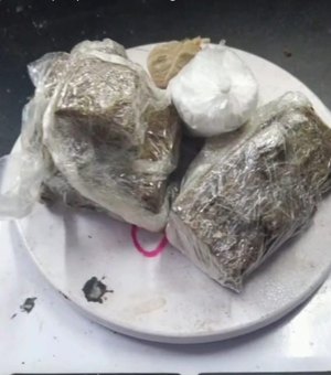 Homem é preso com maconha e cocaína no Passo de Camaragibe