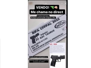 Rifa de arma de fogo é realizada para bancar formatura de curso da Polícia Penal