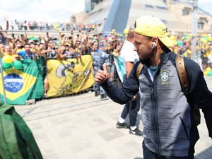 Seleção Brasileira já está em Kazan para o jogo contra a Bélgica