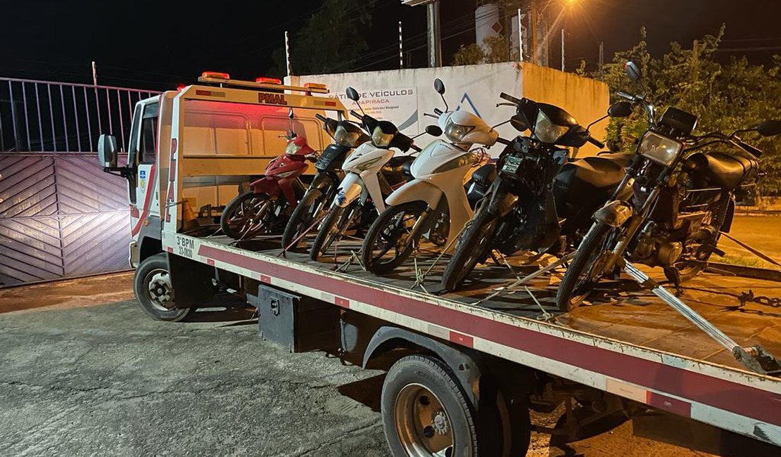 3º BPM realiza blitzes em bairros de Arapiraca e registra 52 infrações de trânsito