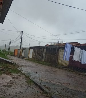 Inmet emite novo alerta de chuvas para cidades da Região Norte de Alagoas