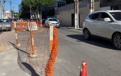 Obra inacabada está causando transtornos