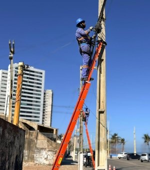 Ilumina Maceió restabelece iluminação na orla de Jacarecica após furto de cabos