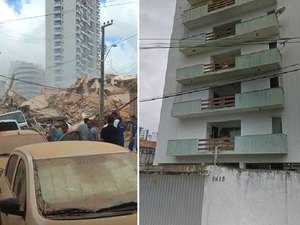 Prédio residencial desaba em Fortaleza 