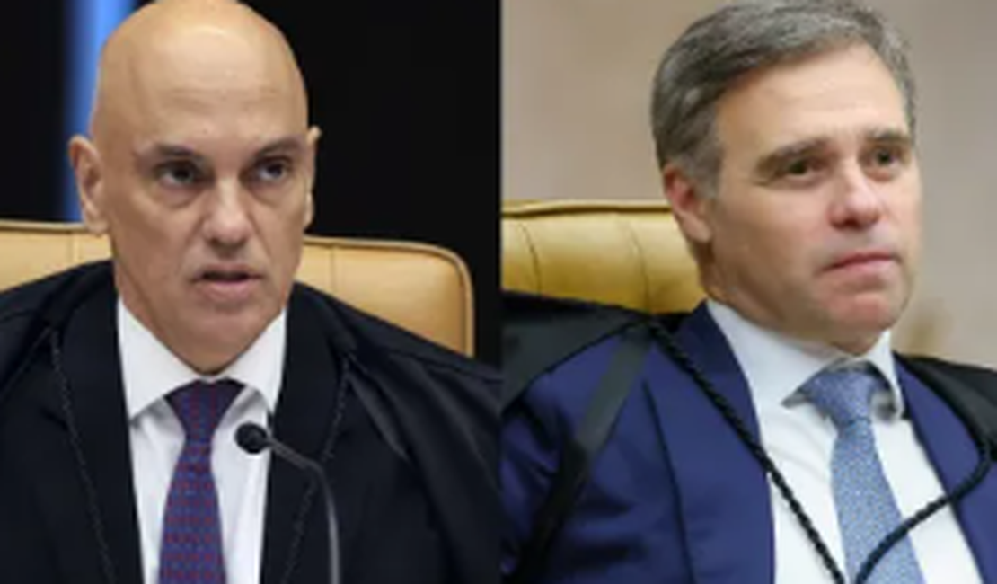 Moraes e Mendonça batem boca durante julgamento no STF