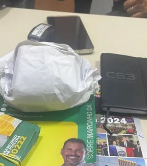 Polícia flagra candidato a vereador, irmão e assessor com R$ 10 mil em sítio no Sertão