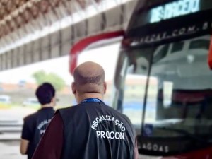 Procon fiscaliza empresas de ônibus interestaduais na Rodoviária de Maceió