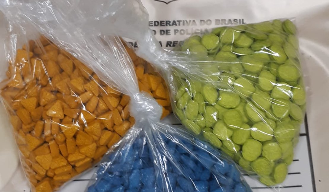 PF apreende mil comprimidos de ecstasy enviados via Sedex