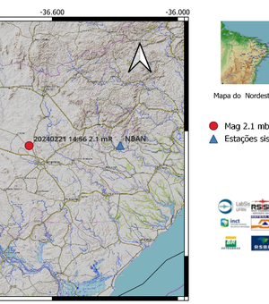 Laboratório Sismológico registra novo tremor de terra em Arapiraca