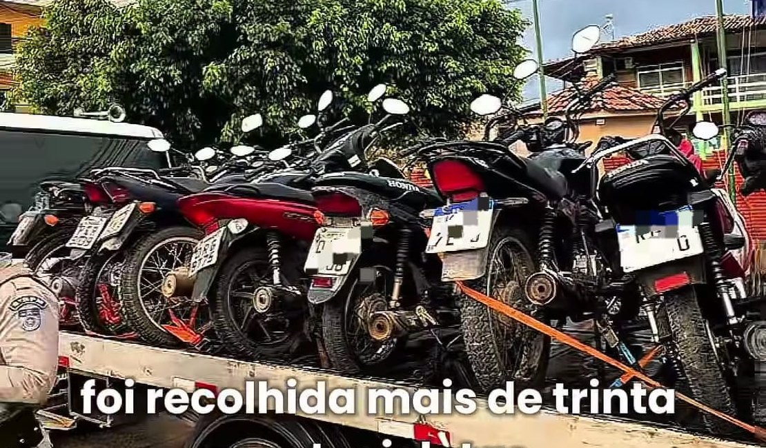 Polícia apreende mais de 30 veículos em Maragogi