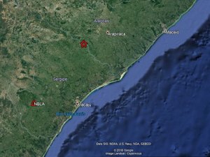 Tremor de magnitude 2,6 é sentido em Sergipe e em Alagoas