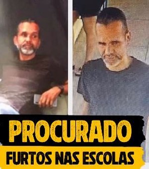 Polícia procura suspeito de furtar celulares em ginásios de escolas em Maceió